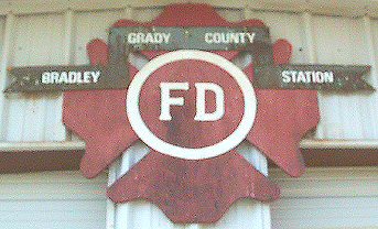 Bradley Volunteer Fire Department Sign