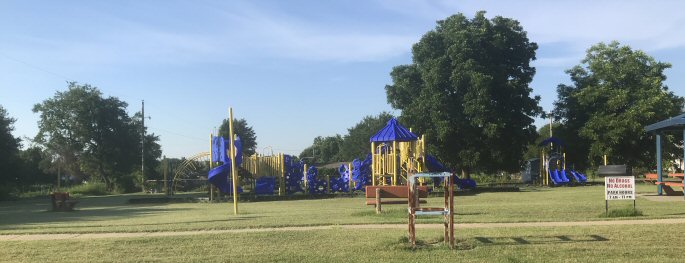 Bradley Park, youth equipment and tether ball